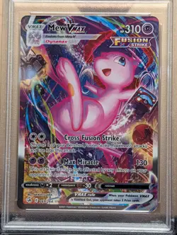 PSA 10 Pokemon TCG Swsh08: Fusion Strike Mew VMAX Full Art Secret 269/264 - Image 2