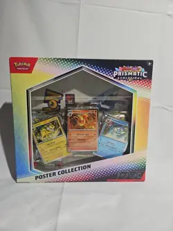Pokemon TCG SV8.5 Prismatic Evolutions Poster Collection Box Factory Sealed - Image 1