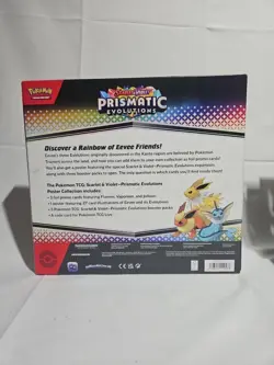 Pokemon TCG SV8.5 Prismatic Evolutions Poster Collection Box Factory Sealed - Image 2