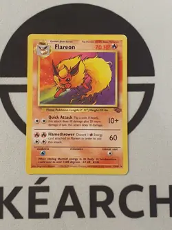 Pokemon Karte Flamara 19/64 Dschungel Set Jungle Pokemon Vintage Flareon - Image 1