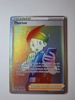Pokemon - Thorton - 210/196 - Lost Origin - Rainbow Secret Rare - NM - Image 2