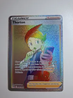 Pokemon - Thorton - 210/196 - Lost Origin - Rainbow Secret Rare - NM - Image 4