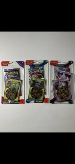 Pokemon TCG - Scarlet & Violet check lane blister set of 3 - Image 1