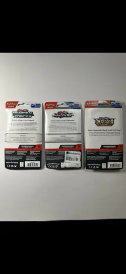 Pokemon TCG - Scarlet & Violet check lane blister set of 3 - Image 2