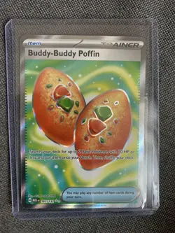 2025 Pokemon Mega Evolution Buddy-Buddy Poffin ultra rare #167/132 - Image 1