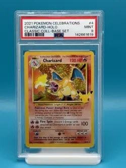 PSA 9 - 2021 POKEMON CELEBRATIONS CHARIZARD HALO CLASSIC COLL - BASE SET - Image 1