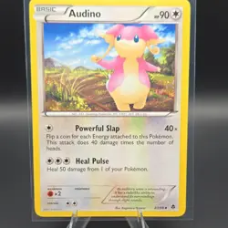 Pokemon TCG Audino 83/98 Emerging Powers Basic 90HP Uncommon Regular - Image 1