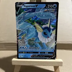 Pokemon TCG Vaporeon V Sword & Shield SWSH150 Promo NM - Image 1