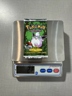 Pokemon Jungle first edition Booster Pack Wigglytuff art Heavy 21g - Image 1