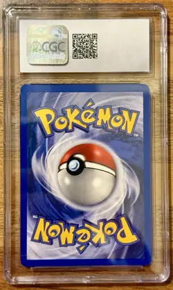 Pokemon TCG 1999 Base Set Machop 52/102 - Graded CGC Mint + 9.5 - Image 2