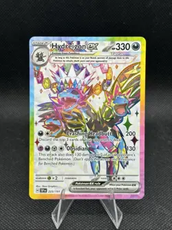 Pokemon Hydreigon EX 223/191 Secret Rare Rainbow Holo Full Art – NM/Mint - Image 1