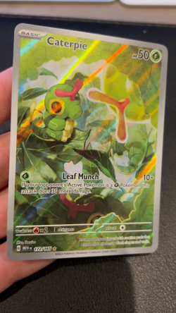 Caterpie 172/165 Scarlet & Violet 151 Illustration Rare Pokemon TCG - NM - Image 2