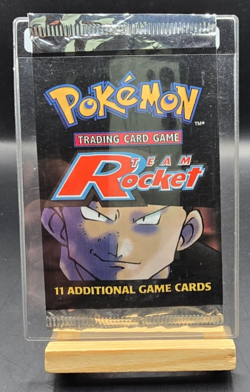 Pokemon TCG WOTC 2000 EMPTY Team Rocket Booter Pack - Image 1