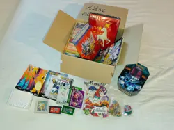 Pokemon collection, retro vintage lot, E-series, Amada stickers, mixed, Played - Image 1