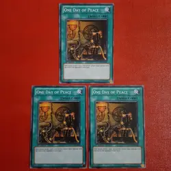 Yugioh One Day Of Peace PHSW-EN060 1st Edition Playset - Image 1