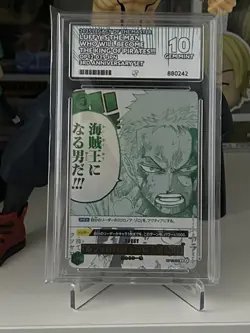 Ace 10 One Piece Roronoa Zoro Parallel 3rd Anniversary Promo OP12-039 JP - Image 1