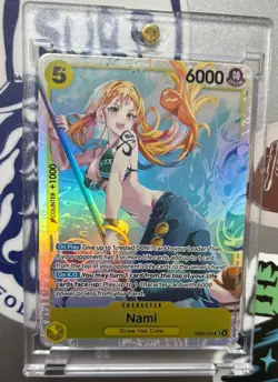 EB03-053| Nami Extra Booster Foil Super Rare| One Piece Heroines TCG - Image 3