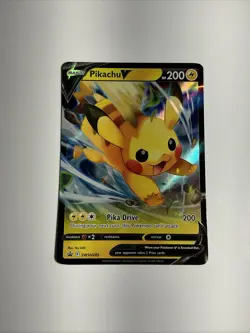 Pikachu V SWSH285 SWSH: Sword & Shield Promo Cards Holo Pokemon TCG Trainer - Image 1