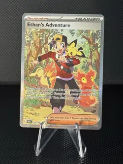Pokemon TCG Ethan's Adventure 236/182 Special Illustration Destined Rivals - Image 1