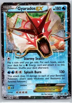 Pokemon TCG Gyarados-EX XY106 XY Black Star Promos Holo HP - Image 1
