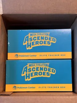 Ascended Heroes Pokemon Center Exclusive ETB Elite Trainer Box SEALED X2 - Image 3