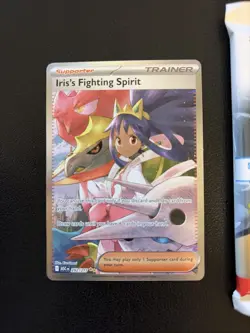 Iris's Fighting Spirit 292 / 217 SIR Pokemon Ascended Heroes NM - Image 2