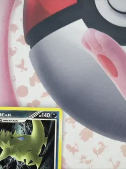 Pokemon TCG Tyranitar Lv 61 30/100 Stormfront Holo Rare 2008 - Image 2