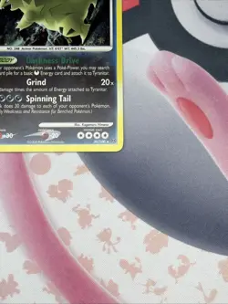 Pokemon TCG Tyranitar Lv 61 30/100 Stormfront Holo Rare 2008 - Image 3