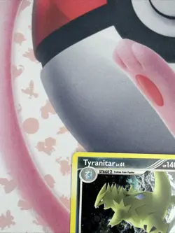 Pokemon TCG Tyranitar Lv 61 30/100 Stormfront Holo Rare 2008 - Image 4