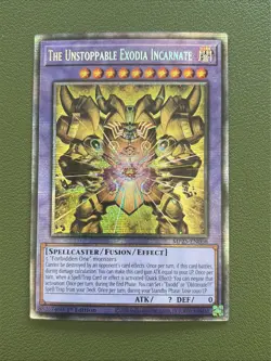 Yugioh The Unstoppable Exodia Incarnate MP25-EN008 1st Edition Starlight Rare NM - Image 1