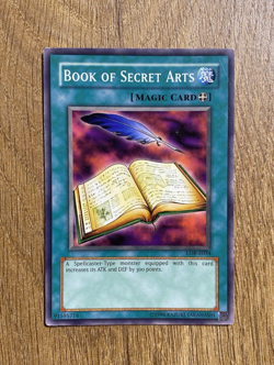 Book of Secret Arts | LOB-E034 | Common | YuGiOh Card | VLP Condition - Image 1