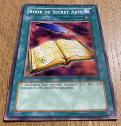 Book of Secret Arts | LOB-E034 | Common | YuGiOh Card | VLP Condition - Image 3