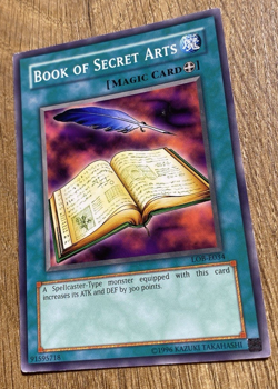 Book of Secret Arts | LOB-E034 | Common | YuGiOh Card | VLP Condition - Image 4