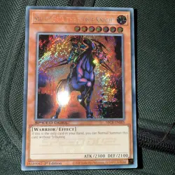 | Yugioh Swift Gaia the Fierce Knight SBCB-EN005 1st Secret Rare NM - Image 1
