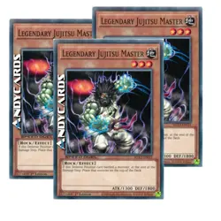 3x LEGENDARY JUJITSU MASTER (SPEED DUEL) • Comune • SGX3 ENI15 • 1Ed • Yugioh! - Image 1