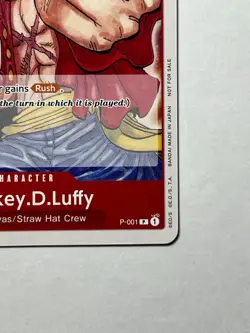 Monkey.D.Luffy (Promotion Pack 2022) P-001 One Piece Promotion Cards - Image 5