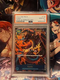 2023 One Piece Kaido Awakening Of New Era OP05-118 SEC Alt Art PSA 10 ENGLISH - Image 1