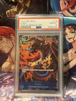 2023 One Piece Kaido Awakening Of New Era OP05-118 SEC Alt Art PSA 10 ENGLISH - Image 2