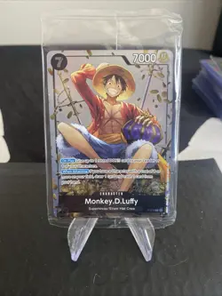 P-075 Monkey.D.Luffy Promo Card TS-02 Tin Set 02 ENGLISH SEALED - Image 1