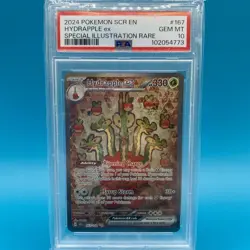 2024 Pokemon Scarlet & Violet Stellar Crown Hydrapple ex #167/142 PSA 10 - Image 1