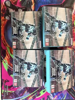 Union Arena Kaiju No. 8 4 box Bulk Mix Over 600 Cards (includes C, UC & Rares) - Image 1