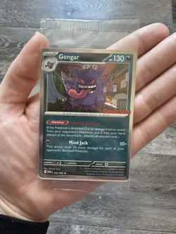 Pokemon Gengar 050/088 GameStop Promo Holo Card WITH SWIRL - Image 1