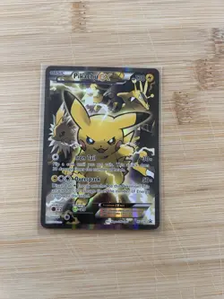 Pokemon Pikachu EX Full Art Holo Promo XY124 Black Star XY Trading Card - Image 1