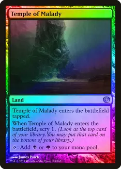 Temple of Malady FOIL Journey into Nyx NM Land Rare MAGIC MTG CARD ABUGames - Image 1