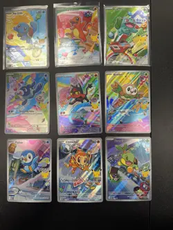 Pokemon TCG First Partner ILLUSTRATION COLLECTION 9 CARD SET - Series 1 Promo - Image 1