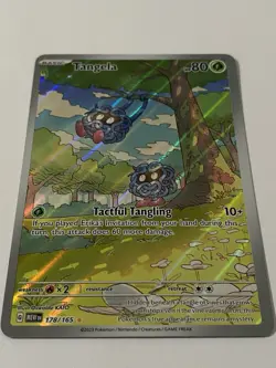 Pokemon TCG Tangela Scarlet & Violet 151 Holo Illustration Rare Card 178/165 NM - Image 2