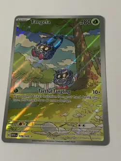 Pokemon TCG Tangela Scarlet & Violet 151 Holo Illustration Rare Card 178/165 NM - Image 4