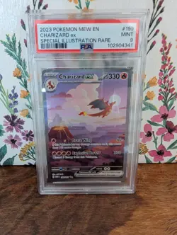 PSA 9 Charizard ex 199/165 SIR Pokemon Card Sv: Scarlet & Violet 151 Holo MINT - Image 2