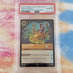 Disney Lorcana TCG Card Foil Snow White Fairest in the Land Promo PSA 10 POP 11 - Image 2
