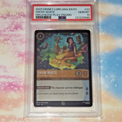 Disney Lorcana TCG Card Foil Snow White Fairest in the Land Promo PSA 10 POP 11 - Image 3
